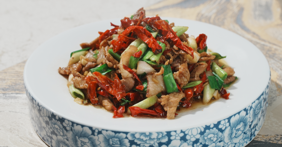 西湖土辣椒壳炒肉